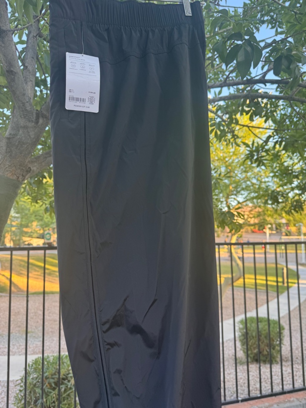 ATHLETA RISE PANT/PANTALON RISE BLACK JOGGER PANTS IN SIZE XL NWT - Picture 5 of 13